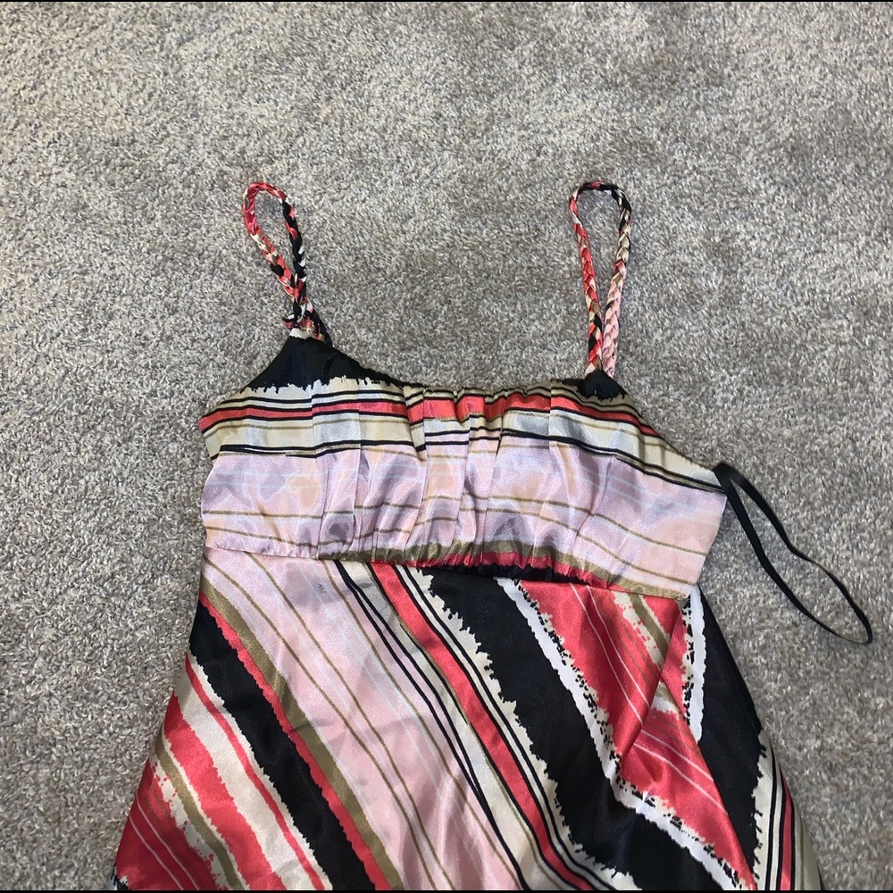 iZ byer california pink & black blouse size S - Picture 5 of 11